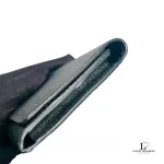 Louis Vuitton Taiga Noir Amberop black leather card case, unused, view 5
