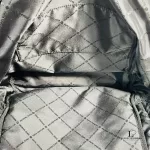 Michael Kors Rae black quilted backpack, view 15