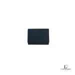 Pre-loved Louis Vuitton Taiga Noir Amberop black leather card case, unused, front view – secondhand designer, NZ
