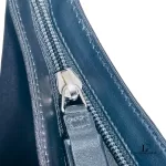 Salvatore Ferragamo Vala black nylon and leather chain shoulder bag, view 12
