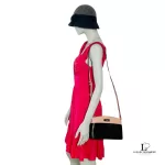 Kate Spade peach and black bicolour leather shoulder bag, view 15