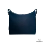 Salvatore Ferragamo Vala black nylon and leather chain shoulder bag, view 2