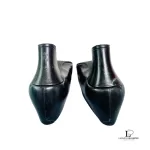 Yves Saint Laurent black leather court shoes, size 34.5, view 7
