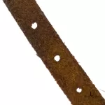 Hermes brown leather triple wrap bracelet with silver buckle, view 9