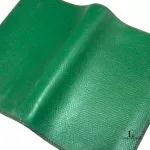 Hermes green leather notebook cover agenda, view 7