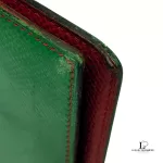 Hermes green leather notebook cover agenda, view 9