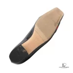 Gucci Bamboo Sherryline black leather flats, size US 5, view 7