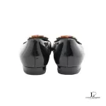 Gucci Bamboo Sherryline black leather flats, size US 5, view 3