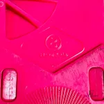 Coach fuchsia pink rubber toe-strapped flat sandals, size US 8, view 10