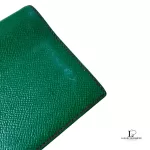 Hermes green leather notebook cover agenda, view 6