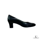 Yves Saint Laurent black leather court shoes, size 34.5, view 11