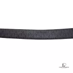 Michael Kors reversible initials monogram black leather belt, size 90, view 8