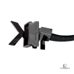 Michael Kors reversible initials monogram black leather belt, size 90, view 3