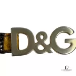 Dolce & Gabbana leopard thin belt, size 85, view 5