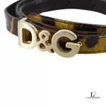 Dolce & Gabbana leopard thin belt, size 85, view 2