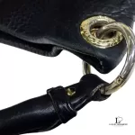 Marc Jacobs black calf leather slouch hobo bag, view 11