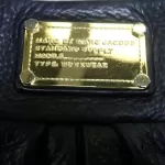 Marc Jacobs black calf leather slouch hobo bag, view 28