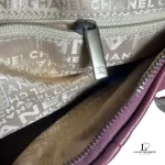 Chanel half moon peachy copper lambskin chain shoulder bag, view 12