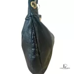 Marc Jacobs black calf leather slouch hobo bag, view 6