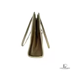 Gucci Jacqui-O beige and creme canvas handbag, view 4