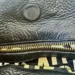 Marc Jacobs black calf leather slouch hobo bag, view 24