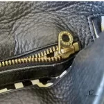 Marc Jacobs black calf leather slouch hobo bag, view 25