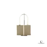 Gucci Jacqui-O beige and creme canvas handbag, view 2