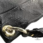 Marc Jacobs black calf leather slouch hobo bag, view 16
