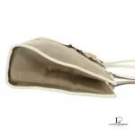 Gucci Jacqui-O beige and creme canvas handbag, view 5
