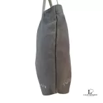 Louis Vuitton Fondation Museum limited greyish mauve and beige canvas tote bag, view 5
