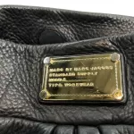 Marc Jacobs black calf leather slouch hobo bag, view 27