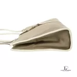 Gucci Jacqui-O beige and creme canvas handbag, view 6