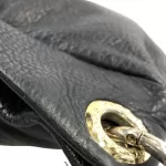 Marc Jacobs black calf leather slouch hobo bag, view 17