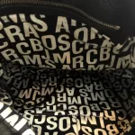 Marc Jacobs black calf leather slouch hobo bag, view 22