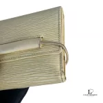 Louis Vuitton Epi Portefeuille vanilla leather medium wallet, view 5
