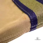 Hermes Toile Fourre Tout khaki canvas cabas shopping bag, view 8