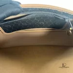 Christian Dior Honeycomb black and beige canvas and leather flap shoulder bag, view 15