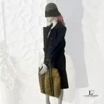 Hermes Toile Fourre Tout khaki canvas cabas shopping bag, view 23