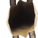 Hermes Toile Fourre Tout khaki canvas cabas shopping bag, view 16