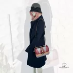 Valentino Garavani Rockstud multicolour leather chain shoulder bag, view 16