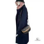 Christian Dior Honeycomb black and beige canvas and leather flap shoulder bag, view 19