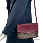 Louis Vuitton Monogram Twice brown and maroon crossbody bag M50183, view 14