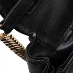 Celine Blason Emblem black quilted leather chain bag, view 7