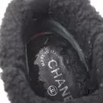 Chanel Bottines NVL08 black suede short wedge boots, size 36, view 14