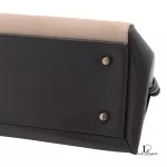 Celine Edge black and beige leather handbag, view 4