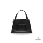 Celine Edge black and beige leather handbag, view 2