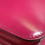 Gucci Dollar pinkish red polished calfskin Interlocking G chain shoulder bag, view 6