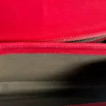 Gucci Dollar pinkish red polished calfskin Interlocking G chain shoulder bag, view 15