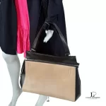 Celine Edge black and beige leather handbag, view 18
