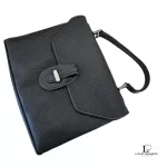 Bally black leather satchel handbag, view 20